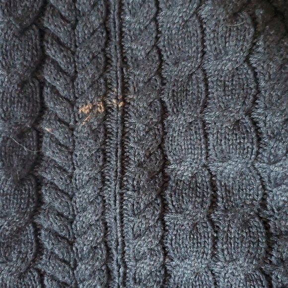 Dark Gray Cowl loose Sweater - Picture 8 of 8